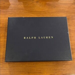 Polo Ralph Lauren Empty Gify Box Blue with 1 Sheet Tissue Paper approx 13”x10”x2